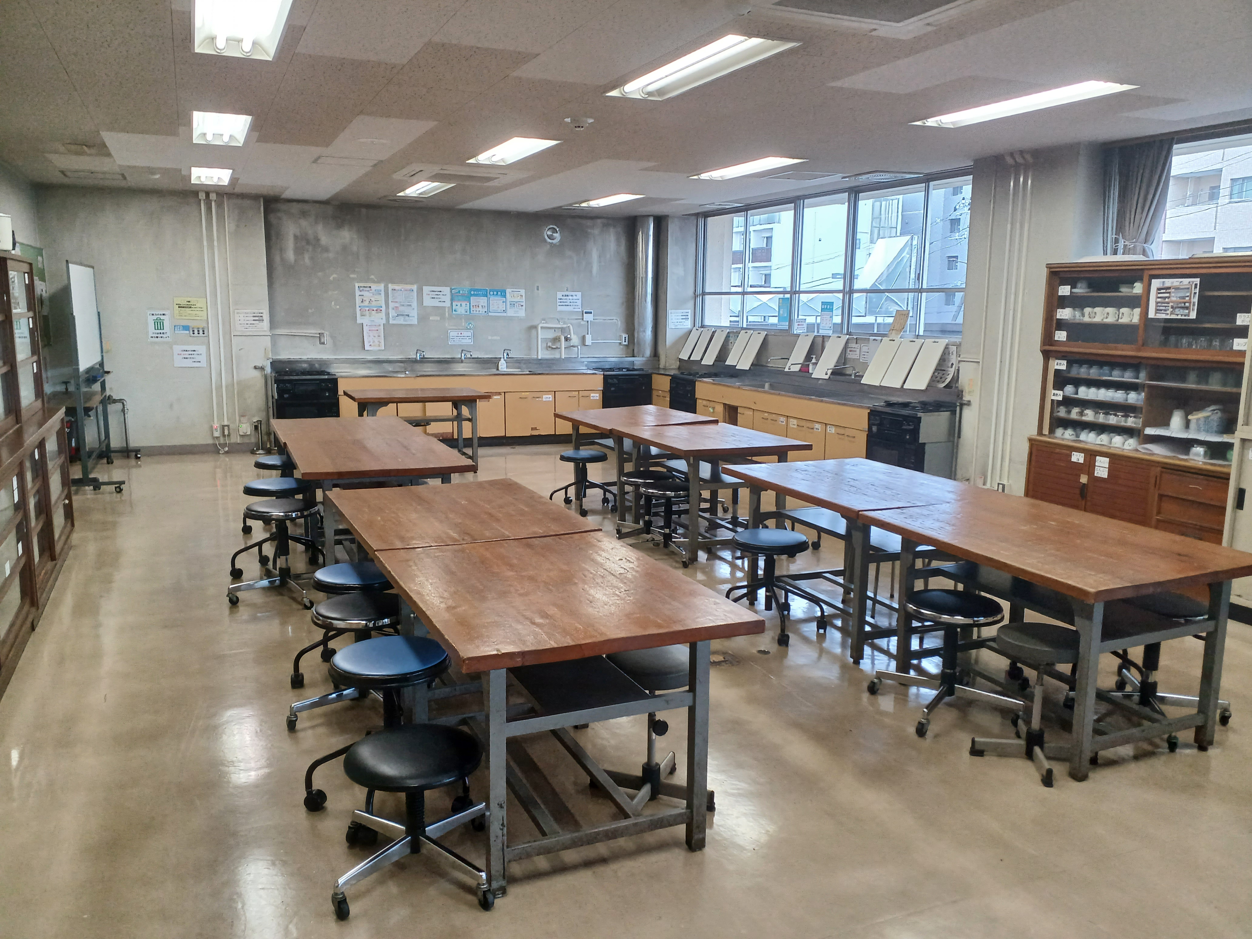 料理実習室の写真